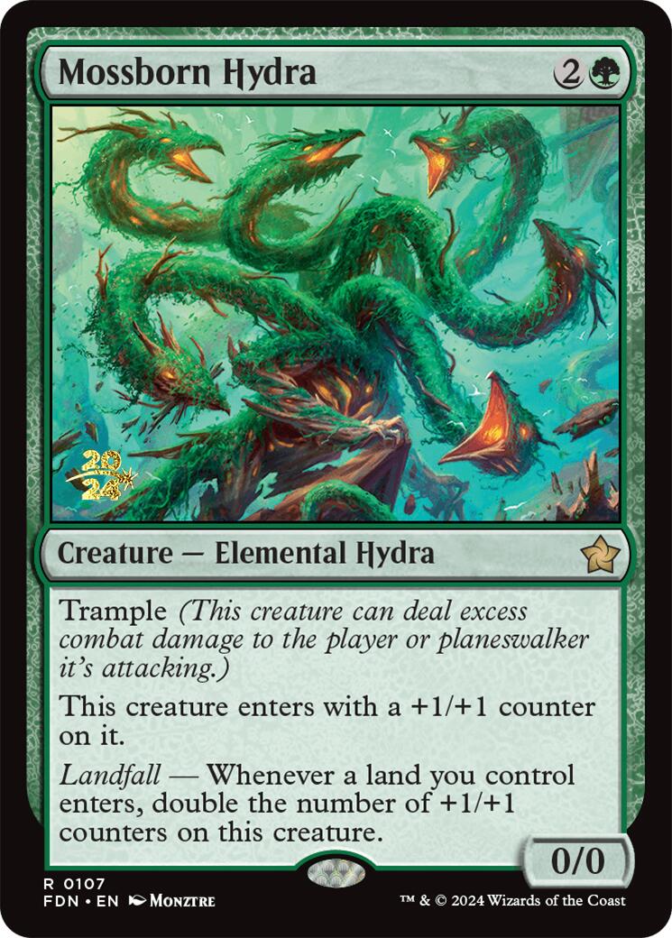 Mossborn Hydra [Foundations Prerelease Promos] | Card Merchant Takapuna