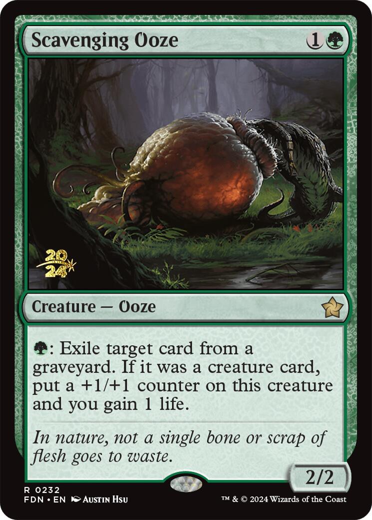 Scavenging Ooze [Foundations Prerelease Promos] | Card Merchant Takapuna