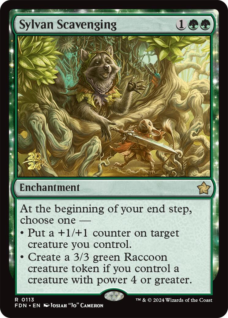 Sylvan Scavenging [Foundations Prerelease Promos] | Card Merchant Takapuna