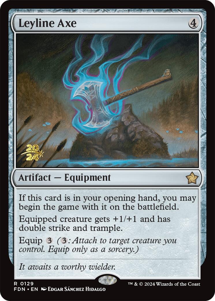 Leyline Axe [Foundations Prerelease Promos] | Card Merchant Takapuna