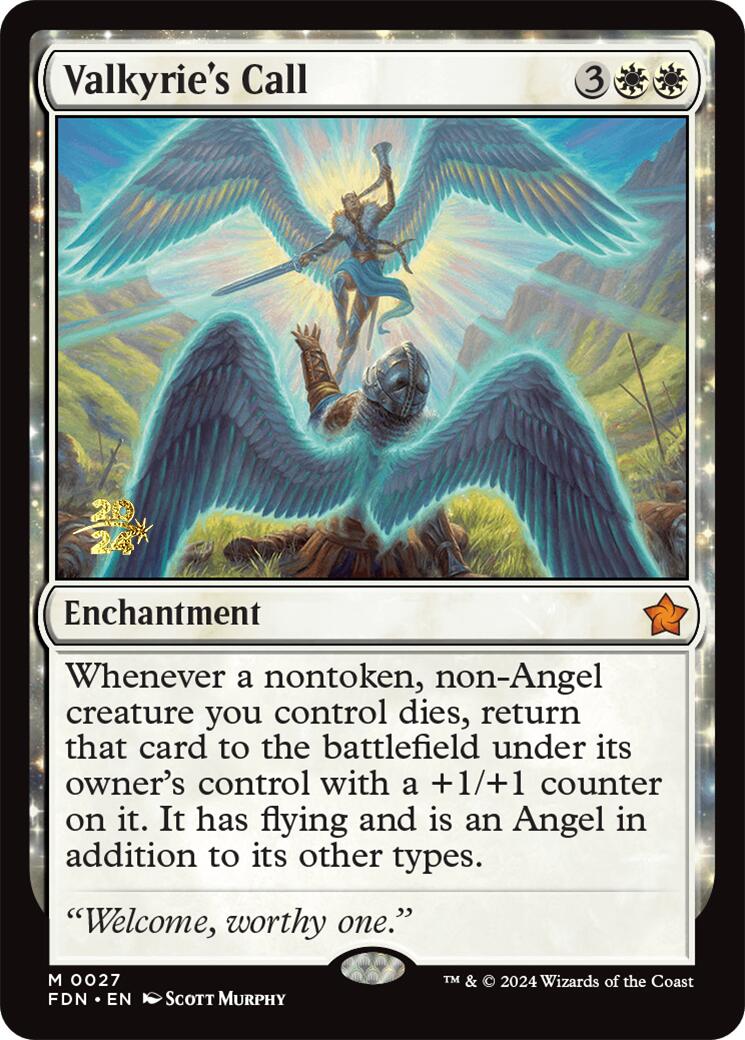 Valkyrie's Call [Foundations Prerelease Promos] | Card Merchant Takapuna