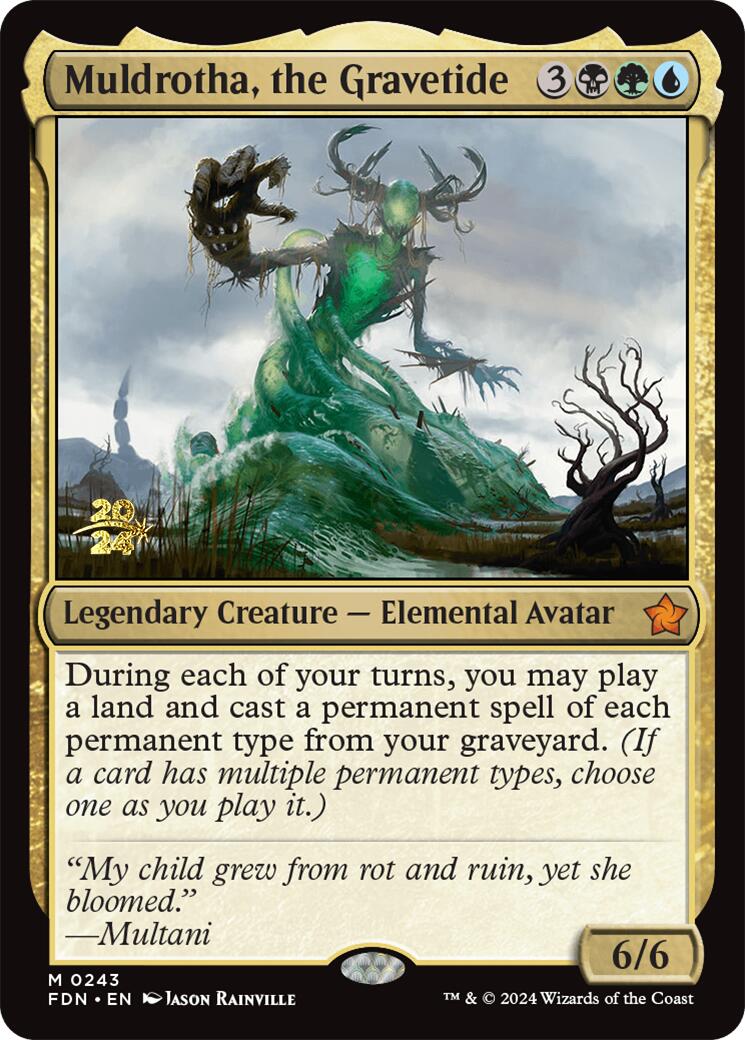 Muldrotha, the Gravetide [Foundations Prerelease Promos] | Card Merchant Takapuna