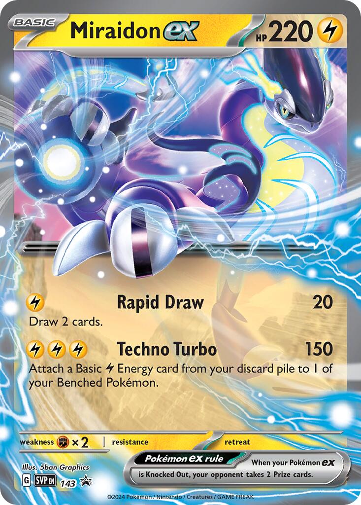 Miraidon ex (143) [Scarlet & Violet: Black Star Promos] | Card Merchant Takapuna