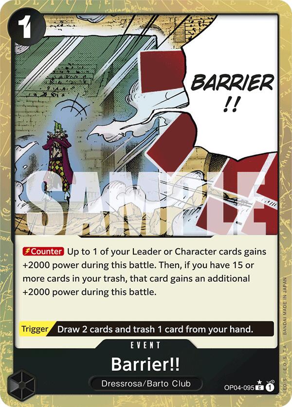 Barrier!! [Premium Booster] | Card Merchant Takapuna