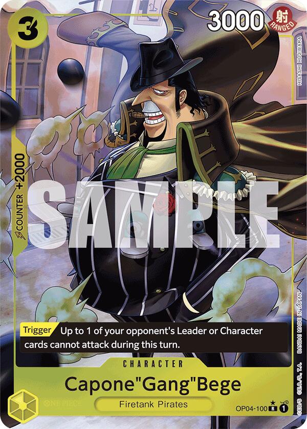 Capone"Gang"Bege (OP04-100) (Full Art) [Premium Booster -The Best-] | Card Merchant Takapuna