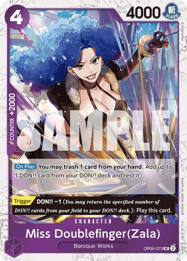 Miss Doublefinger(Zala) (Jolly Roger Foil) [Premium Booster -The Best-] | Card Merchant Takapuna