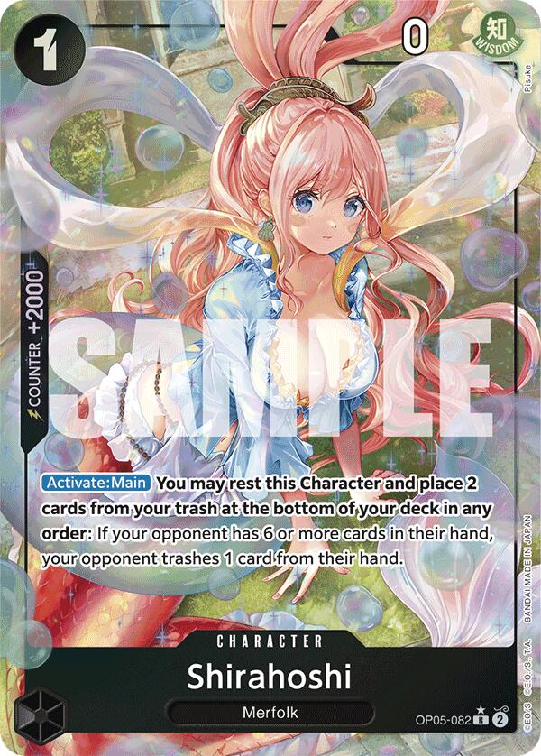 Shirahoshi (OP05-082) (Alternate Art) [Premium Booster -The Best-] | Card Merchant Takapuna