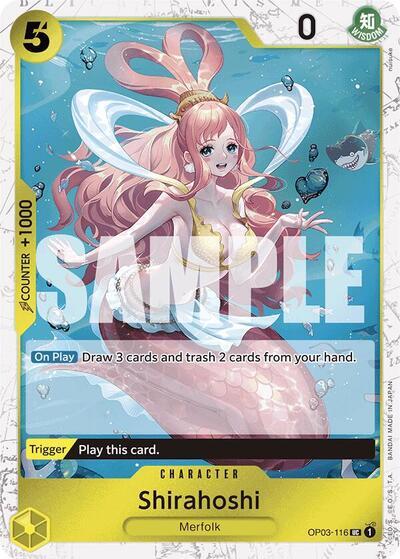 Shirahoshi (OP03-116) (Jolly Roger Foil) [Premium Booster -The Best-] | Card Merchant Takapuna