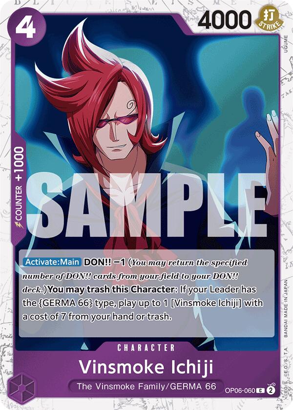 Vinsmoke Ichiji (OP06-060) (Jolly Roger Foil) [Premium Booster -The Best-] | Card Merchant Takapuna