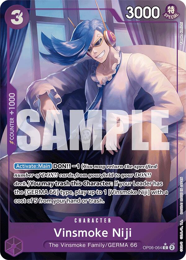 Vinsmoke Niji (OP06-064) (Full Art) [Premium Booster -The Best-] | Card Merchant Takapuna