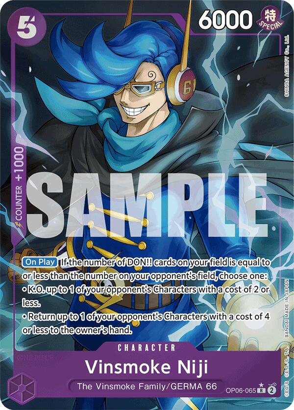 Vinsmoke Niji (OP06-065) (Alternate Art) [Premium Booster -The Best-] | Card Merchant Takapuna