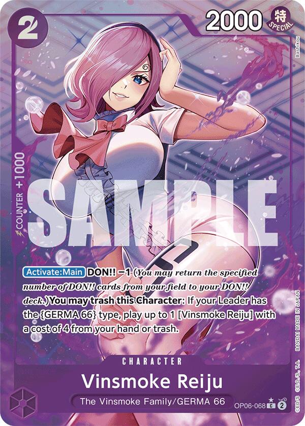 Vinsmoke Reiju (OP06-068) (Full Art) [Premium Booster -The Best-] | Card Merchant Takapuna