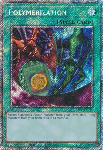 Polymerization (Alternate Art) (Platinum Secret Rare) [RA03-EN051] Platinum Secret Rare | Card Merchant Takapuna