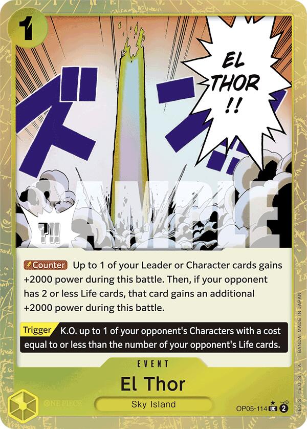 El Thor (Textured Foil) [Premium Booster -The Best-] | Card Merchant Takapuna