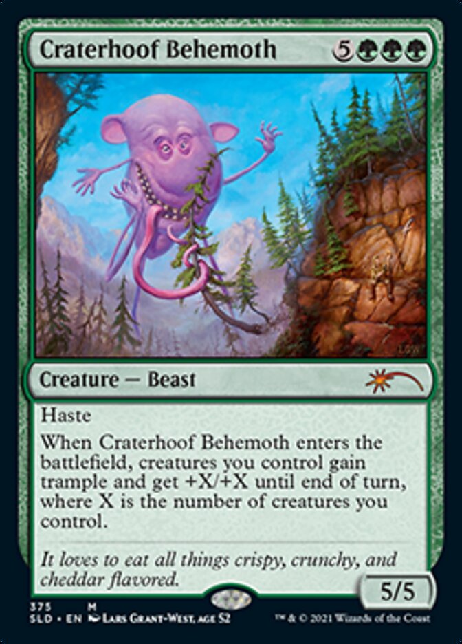 Craterhoof Behemoth (375) [Secret Lair Drop Series] | Card Merchant Takapuna