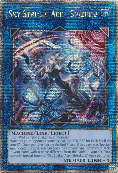 Sky Striker Ace - Shizuku (Alternate Art) (Quarter Century Secret Rare) [RA03-EN043] Quarter Century Secret Rare | Card Merchant Takapuna