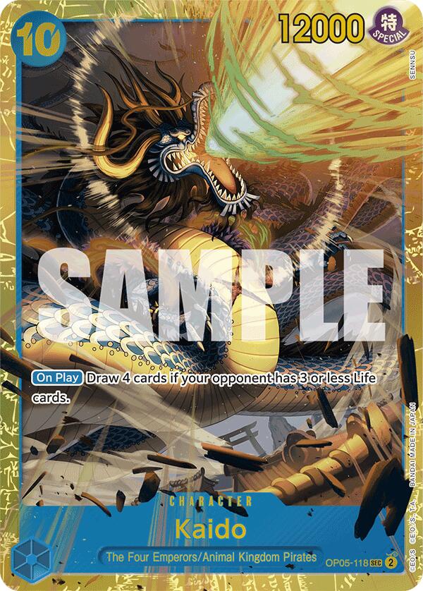 Kaido (OP05-118) (Reprint) [Premium Booster -The Best-] | Card Merchant Takapuna