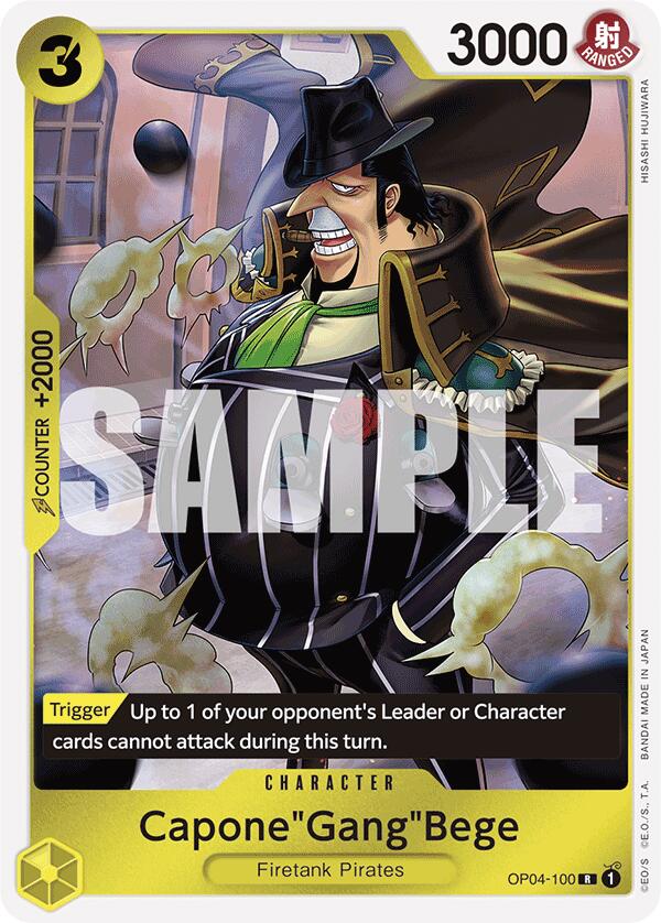 Capone"Gang"Bege (OP04-100) (Reprint) [Premium Booster -The Best-] | Card Merchant Takapuna