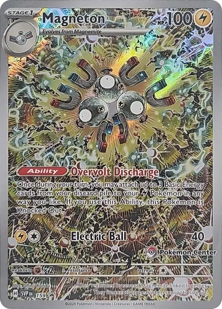 Magneton (159) (Pokemon Center Exclusive) [Scarlet & Violet: Black Star Promos] | Card Merchant Takapuna