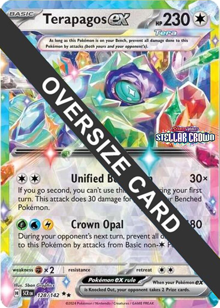 Terapagos ex (128/142) (Jumbo Card) [Scarlet & Violet: Black Star Promos] | Card Merchant Takapuna