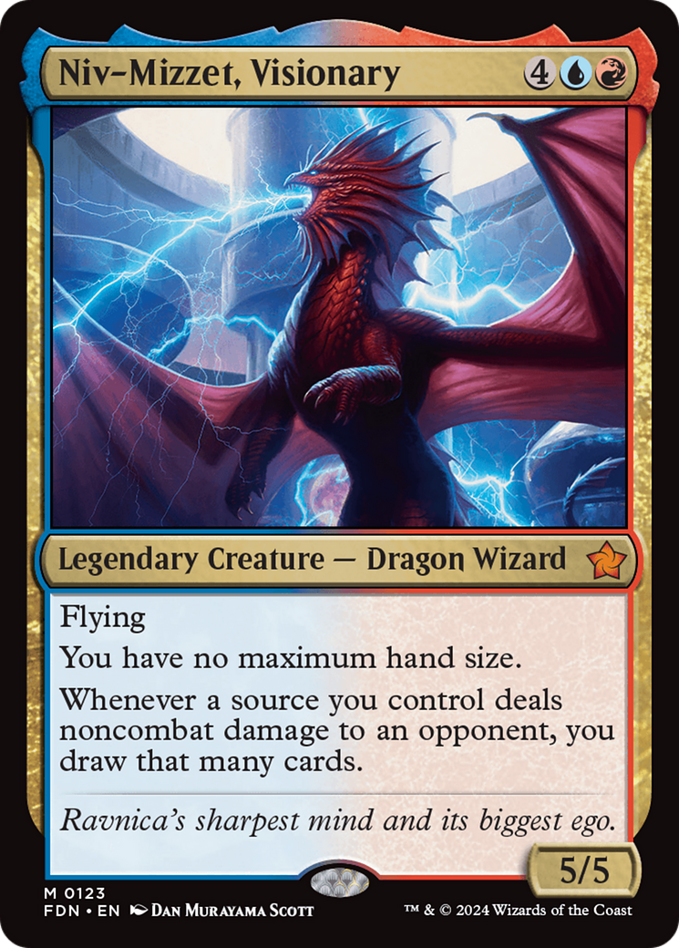 Niv-Mizzet, Visionary [Foundations] | Card Merchant Takapuna