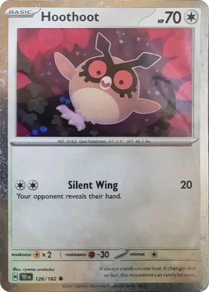 Hoothoot (126/162) (Cosmos Holo) [Scarlet & Violet: Black Star Promos] | Card Merchant Takapuna