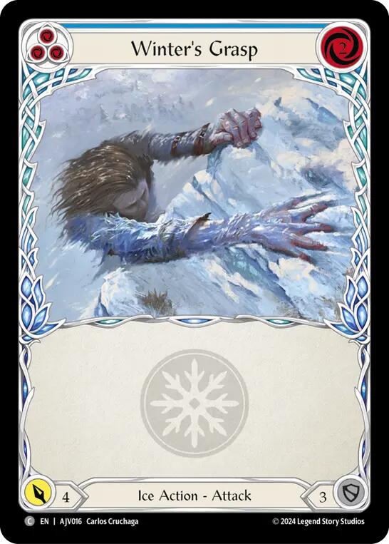 Winter's Grasp (Blue) [AJV016] (Armory Deck: Jarl Vetreidi) | Card Merchant Takapuna