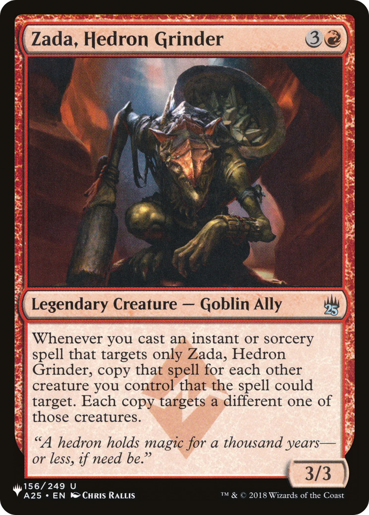 Zada, Hedron Grinder [The List Reprints] | Card Merchant Takapuna