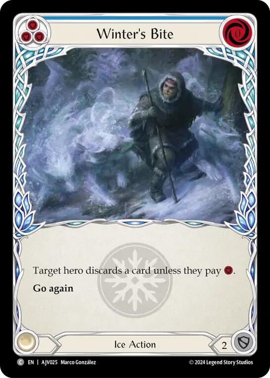 Winter's Bite (Blue) [AJV025] (Armory Deck: Jarl Vetreidi) | Card Merchant Takapuna