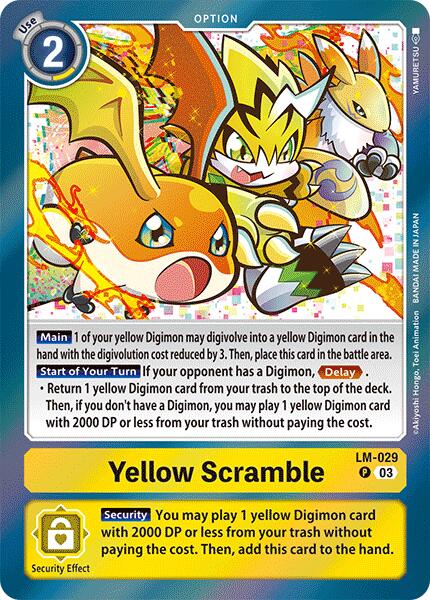 Yellow Scramble [LM-029] [Special Limited Set] | Card Merchant Takapuna