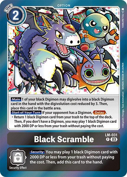 Black Scramble [LM-031] [Special Limited Set] | Card Merchant Takapuna