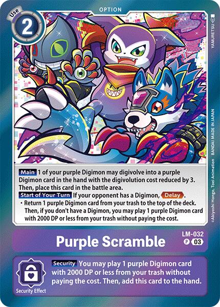 Purple Scramble [LM-032] [Special Limited Set] | Card Merchant Takapuna