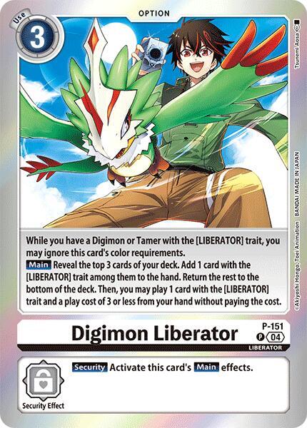 Digimon Liberator [P-151] (Reprint) [Special Limited Set] | Card Merchant Takapuna