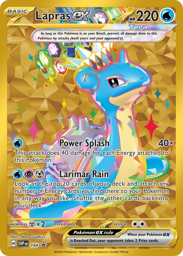 Lapras ex (164) [Scarlet & Violet: Black Star Promos] | Card Merchant Takapuna