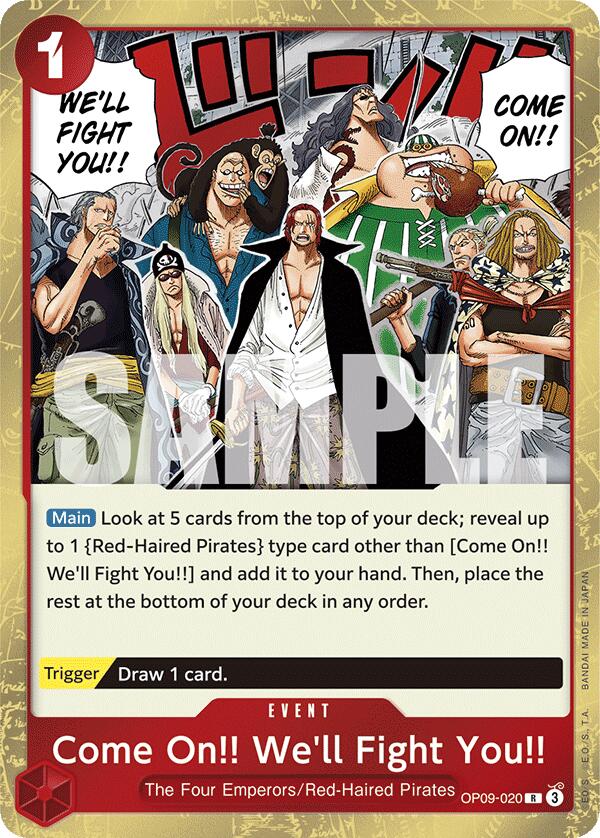 Come On!! We'll Fight You!! [Emperors in the New World] | Card Merchant Takapuna