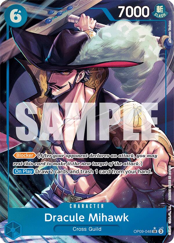 Dracule Mihawk (Parallel) [Emperors in the New World] | Card Merchant Takapuna