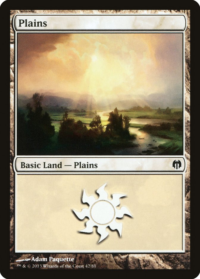 Plains (42) [Duel Decks: Heroes vs. Monsters] | Card Merchant Takapuna