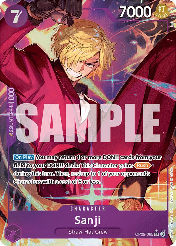 Sanji (Parallel) [Emperors in the New World] | Card Merchant Takapuna