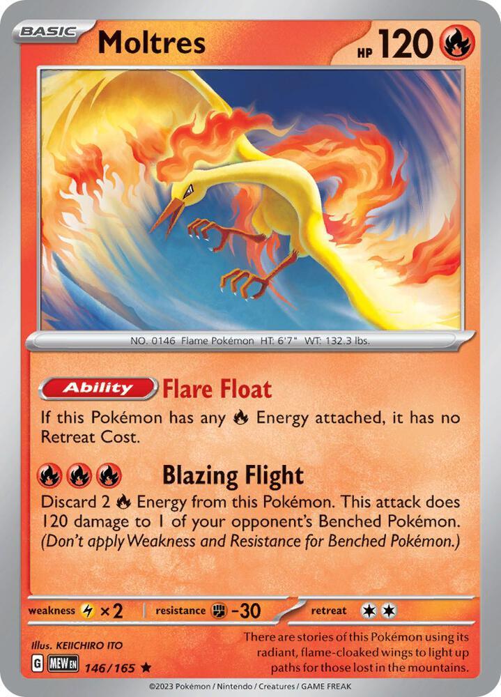 Moltres (146/165 - Deck Exclusives) [Scarlet & Violet 151] | Card Merchant Takapuna