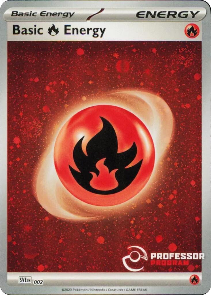 Fire Energy (002) (2023) [Professor Program Promos] | Card Merchant Takapuna