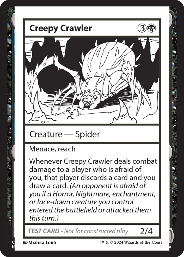 Creepy Crawler [Mystery Booster 2 Playtest Cards] | Card Merchant Takapuna