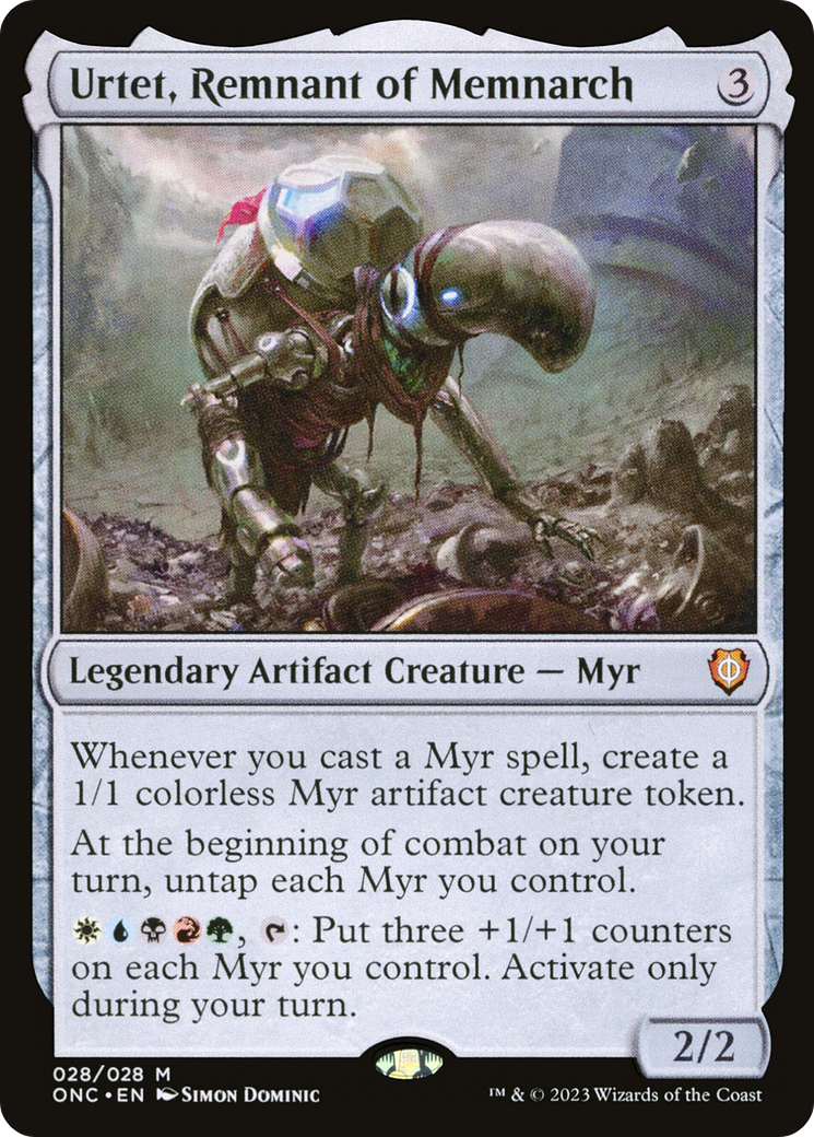 Urtet, Remnant of Memnarch [Phyrexia: All Will Be One Commander] | Card Merchant Takapuna