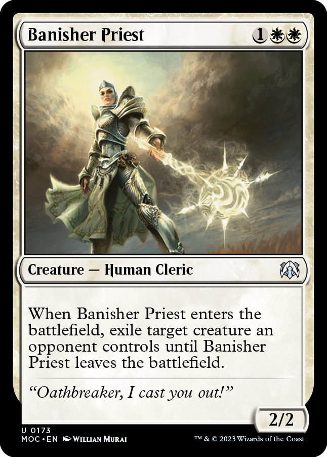 Banisher Priest [March of the Machine Commander] | Card Merchant Takapuna