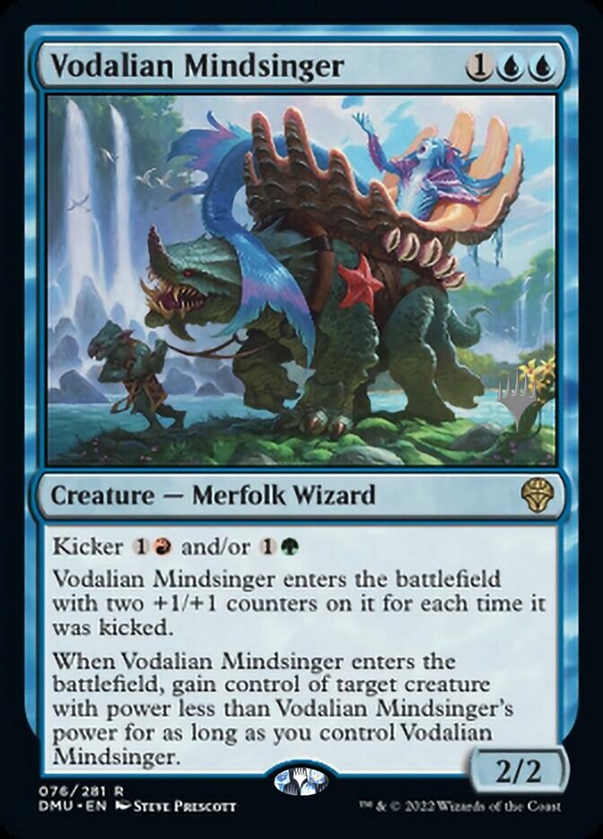 Vodalian Mindsinger (Promo Pack) [Dominaria United Promos] | Card Merchant Takapuna