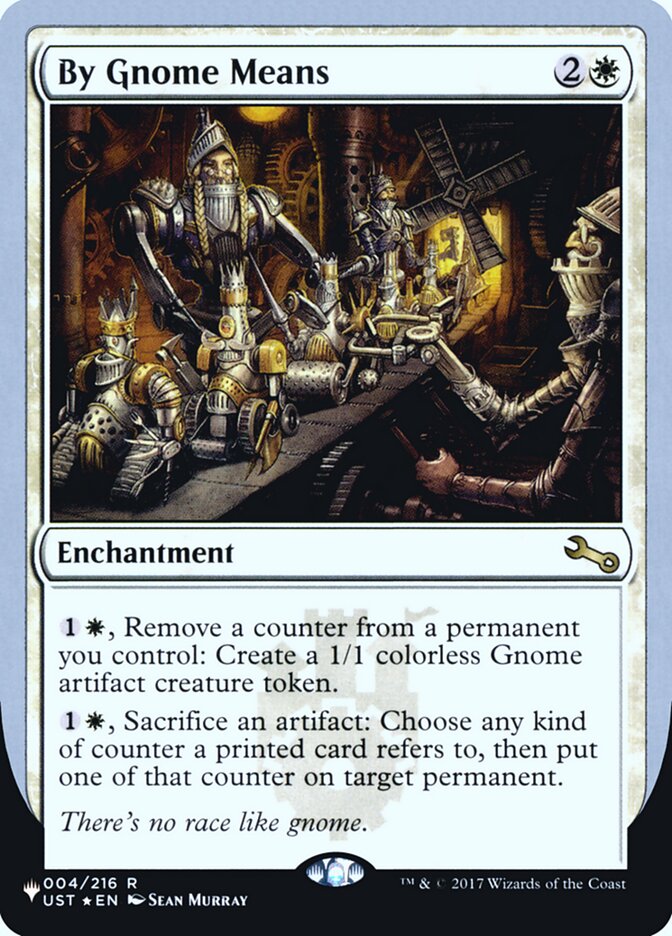 By Gnome Means (Unfinity Foil Edition) [The List] | Card Merchant Takapuna