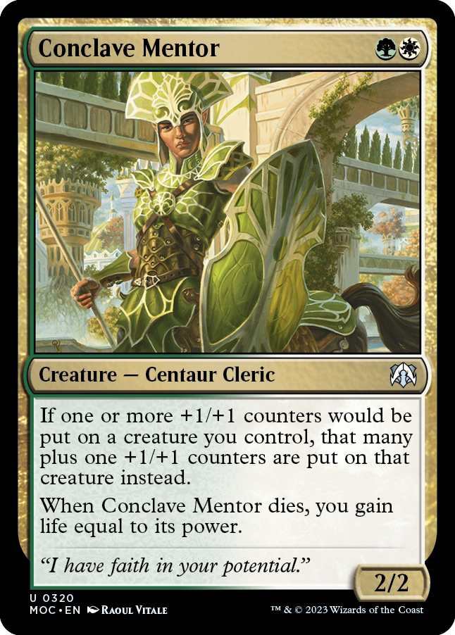 Conclave Mentor [March of the Machine Commander] | Card Merchant Takapuna