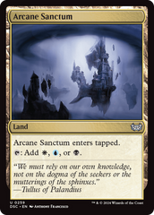 Arcane Sanctum [Duskmourn: House of Horror Commander] | Card Merchant Takapuna