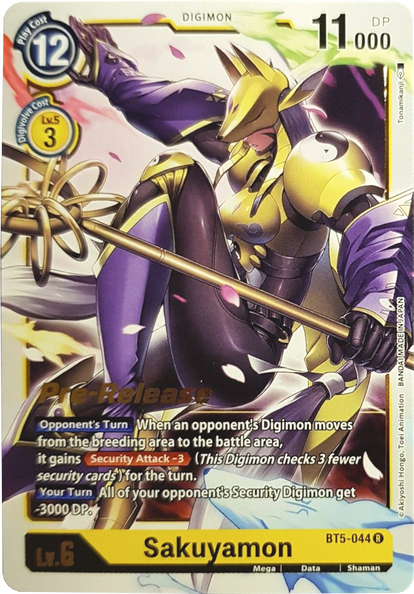 Sakuyamon [BT5-044] [Battle of Omni Pre-Release Promos] | Card Merchant Takapuna