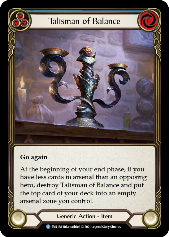 Talisman of Balance [EVR188] (Everfest)  1st Edition Cold Foil | Card Merchant Takapuna