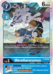 WereGarurumon [P-008] (Online Regional - Participant) [Promotional Cards] | Card Merchant Takapuna